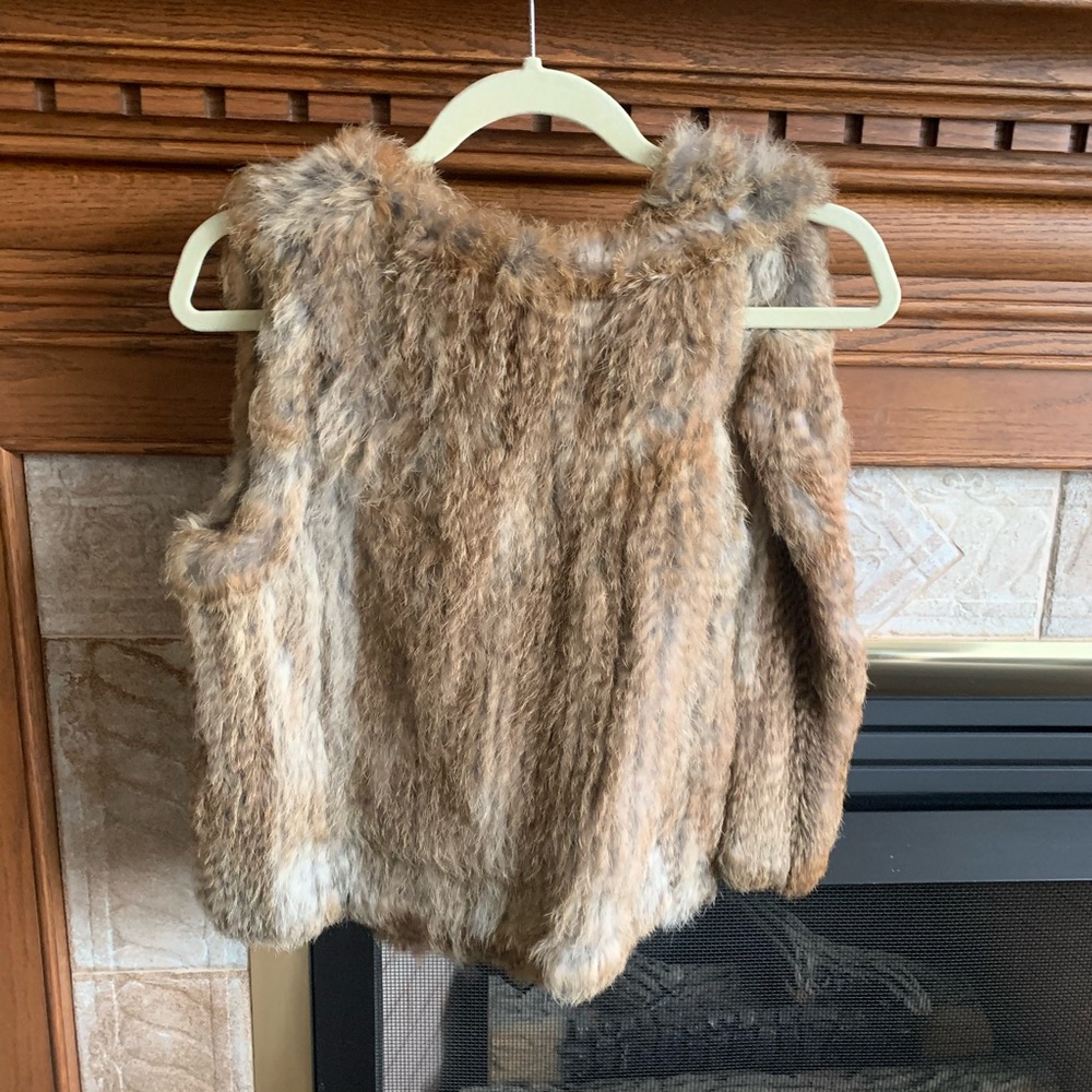 525 America Rabbit fur Vest - Picture 2 of 3